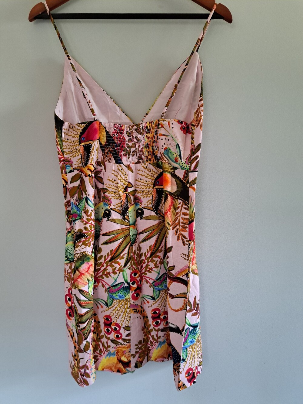 Farm Rio Into The Jungle Ruffled Minidress. - Picture 12 of 14
